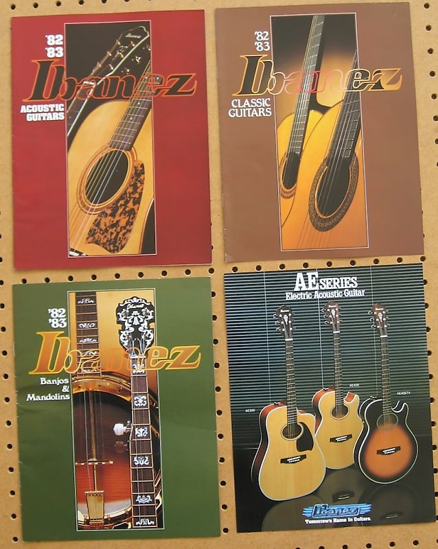 Ibanez Acoustic Guitar Catalogs 1982 Reverb