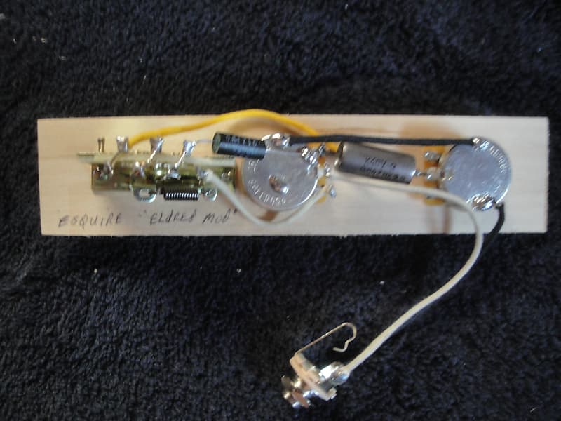 Wiring for Fender Esquire, Eldred Mod Cts, Stk, Crl, Reverb