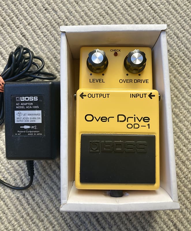 Boss OD-1 Over Drive (Black Label) w/ ACA adaptor | Reverb Canada