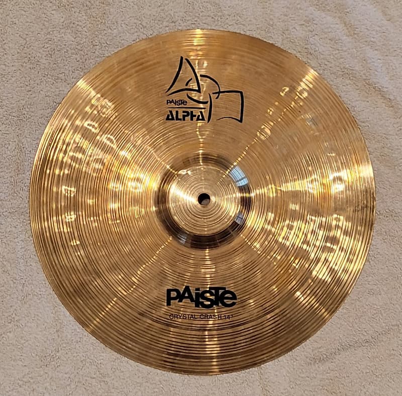 Paiste Alpha Crystal Crash Cymbal 14" 2000s Reverb