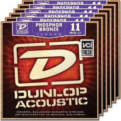 Dunlop DAP1152 Phosphor Bronze Acoustic String Bundle - 11-52 image 2