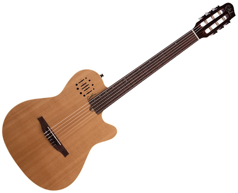 Godin Multiac Nylon Encore Acoustic/Electric Guitar - Natural SG - Used image 1