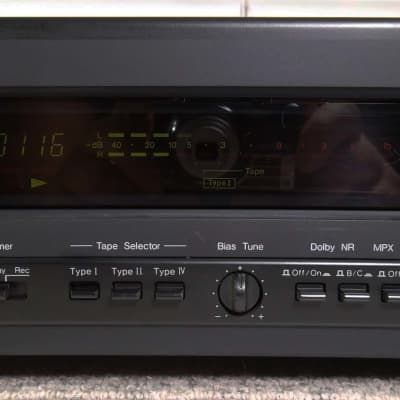 1991 Nakamichi Stereo Cassette Deck 2 Recorder 1-Owner Serviced New Belts 09-14-2023 Excellent #699 image 3