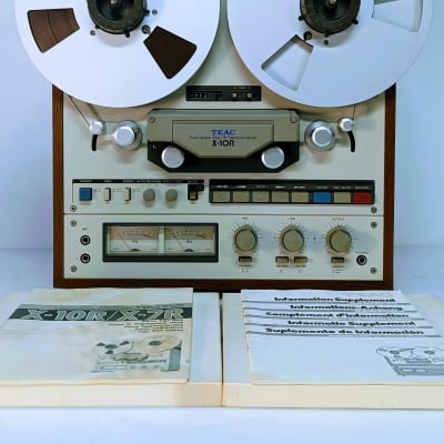 Vintage Teac X-10R Reel to Reel Tape Deck VIDEO SERVICED Manual