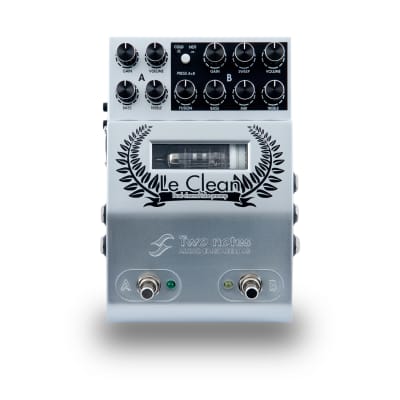 Two Notes Le Clean / 2-Channel American Clean Tube Preamp Pedal / New Old Stock image 5