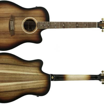 Cole Clark CCFL2EC-BLBL-SUN Australian Blackwood Acoustic-Electric Guitar image 5