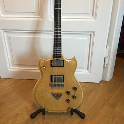 Ibanez 1977 2680-NT Bob Weir Model Double Cutaway HH with Dot Fretboard Inlays, Gold Hardware 1970s - Natural Ash for sale