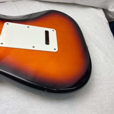 Fender Standard Stratocaster Guitar with humbucker in bridge position 1996 - 3-Color Sunburst / Maple fingerboard image 21