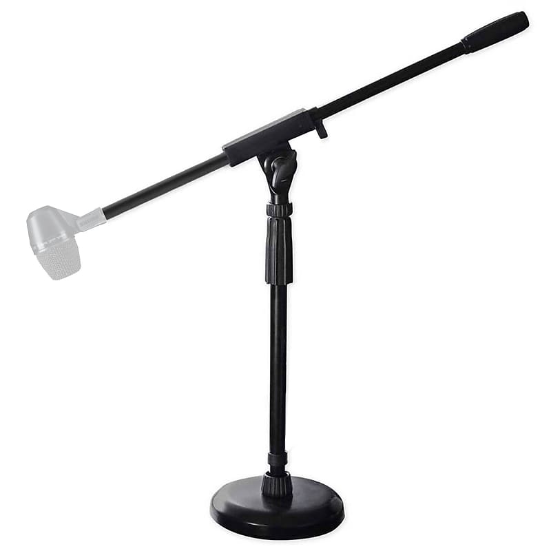 Rockville Kick Drum Stand w/Steel Round Base For Shure PGA52 Microphone Mic image 1