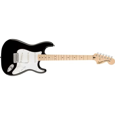 Squier by Fender Affinity Series Stratocaster, Maple fingerboard, Black image 1