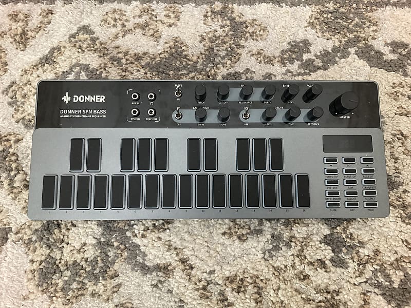 Used Donner B1 Analog Bass Synthesizer & Sequencer | Reverb