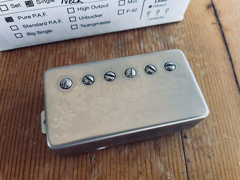 Lindy Fralin Pure PAF Humbucker Pickup Neck Raw Nickel NEW!