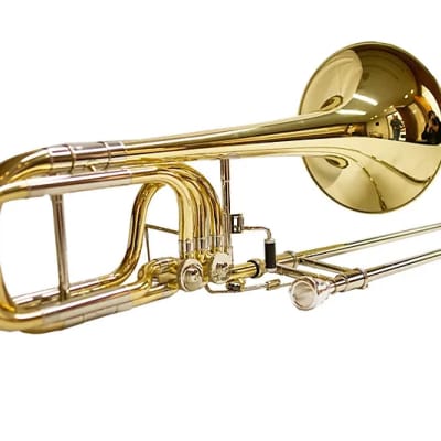 Schiller Studio Elite Double Trigger Bass Trombone - Gold image 3