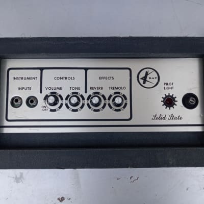 Kay Solid-state amplifier head 1960's image 8