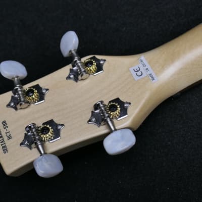 Hofner Shorty Solid Body TRAVEL Electric Bass Guitar HCT-SHB-RB Root Beer with Gig Bag 30" scale image 6