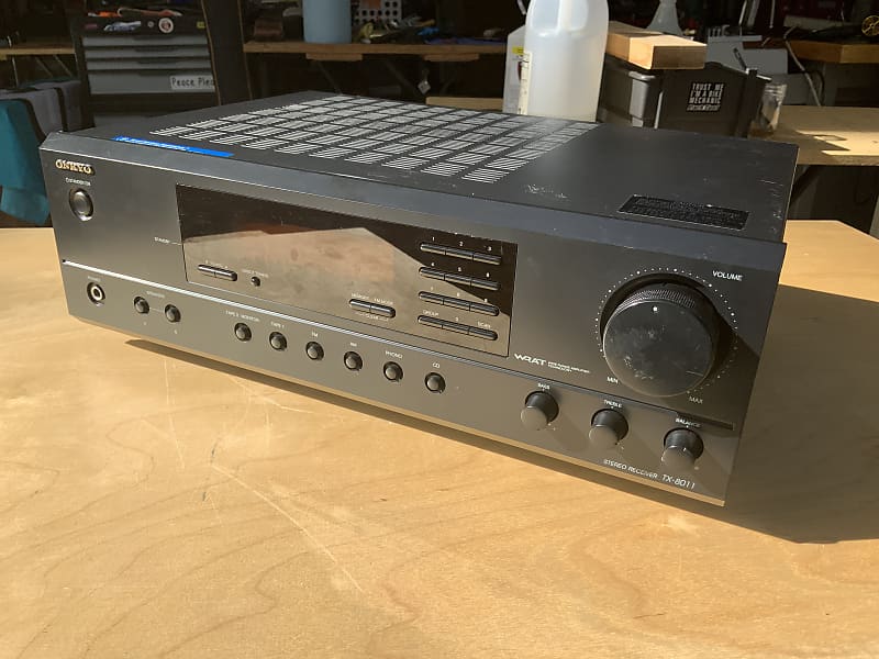 Onkyo TX8011 Stereo Receiver Black Reverb