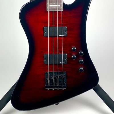 Jackson JS Series JS3Q Kelly Bird IV Bass with Amaranth Fretboard