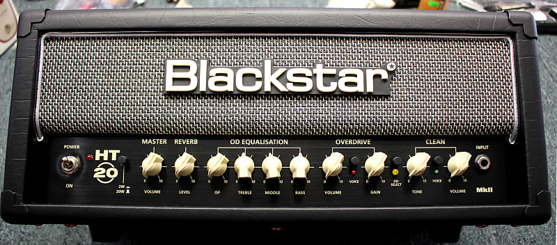 Blackstar HT20RHMKII Studio 20 20W Tube Guitar Amp Head Black w/Footswitch image 1