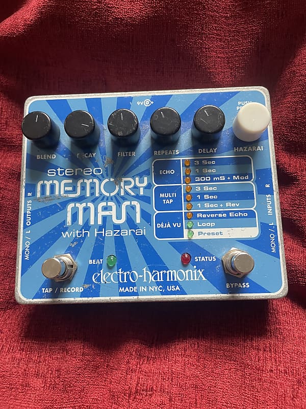 ギター electro-harmonix MEMORYMAN with Hazarai ELECTRO HARMONIX STEREO MEMORY MAN WITH HAZARAI【Supernice