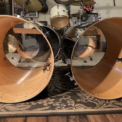 Eric Carr of KISS Personal Drum Set 1989 Custom HITS Tour Cannon 24x32 Bass Drums Authenticated COA image 12