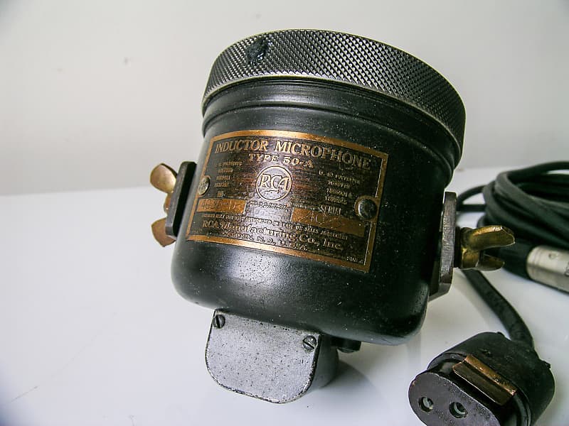 RCA Type 50A Vintage Inductor Microphone MI4030 D 1930s Reverb