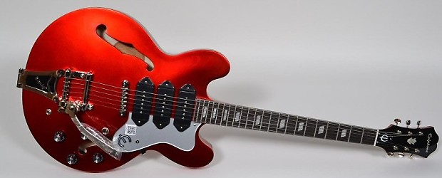 Epiphone Limited Edition Riviera Custom P93 Red Royale