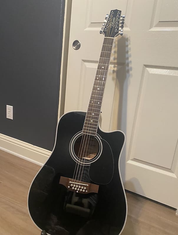 Takamine EF38SC-12 2021 black image 1