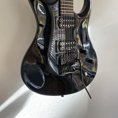 Washburn XM DLX FR Metallic Black | Reverb