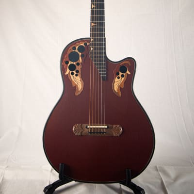 Ovation Adamas Longneck (built for Preston Reed) 1996 - Coral Red for sale