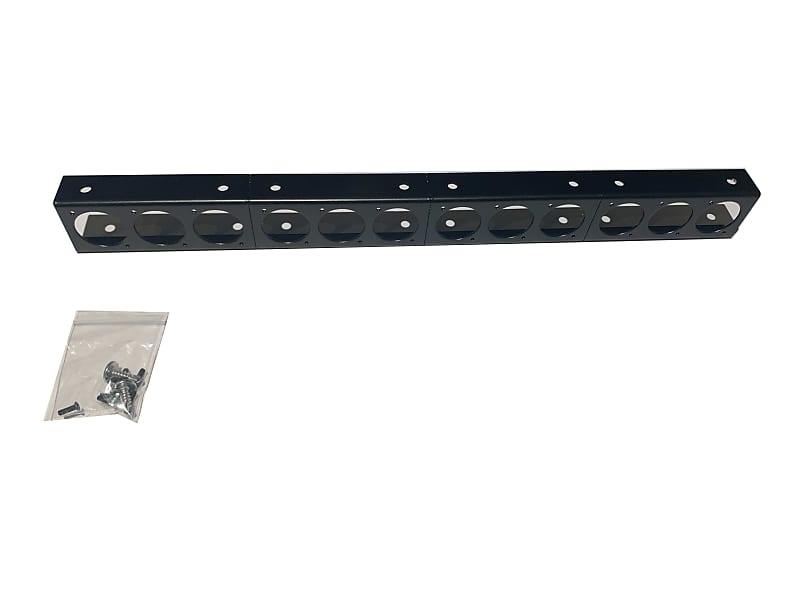 Black solderless 12 Jack bracket and screws for Reverb UK