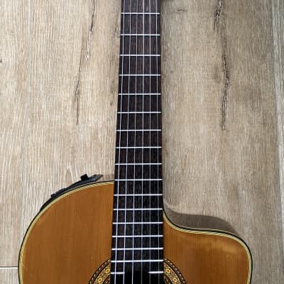 Takamine CP-132SC 1990 MIJ Natural Classical Electric vintage guitar w/ HSC image 3