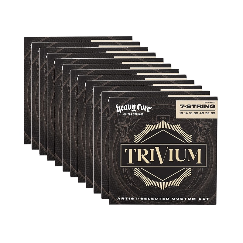 Dunlop String Lab Artist TVMN10637 Trivium 7 String Set 10 63 12