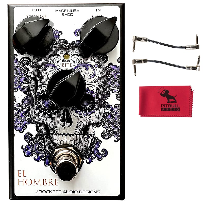 Mint J. Rockett Audio Designs El Hombre Texas Heat Overdrive Pedal w/  Cables & Cloth | Reverb