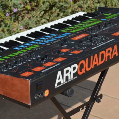 Restored ARP Quadra Synthesizer Keyboard with new sliders! image 17