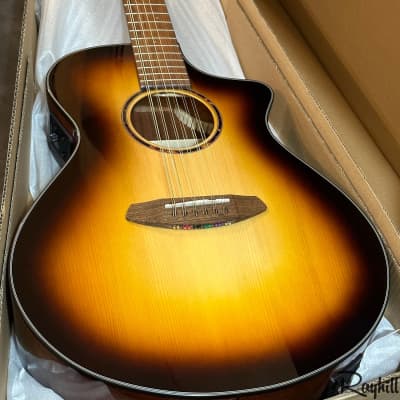 Breedlove Discovery S Concert 12-string CE Edgeburst Acoustic-Electric Guitar image 7
