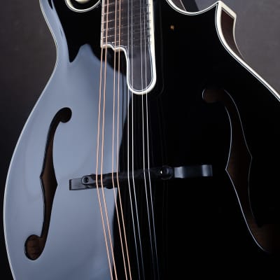 Bourgeois M5-F-BT Black Top Aged F-style mandolin Brand New image 5