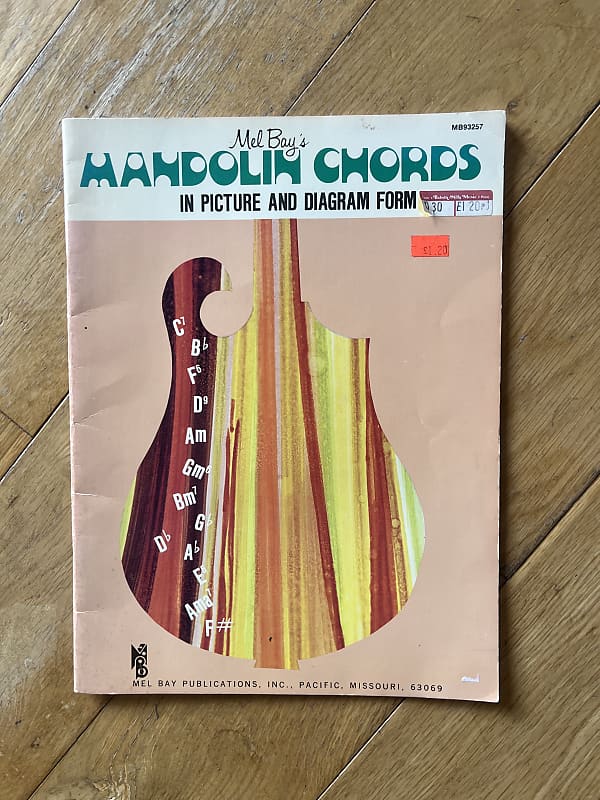 Mel Bay Mandolin Chords Tutor Book 1963 Peach Reverb