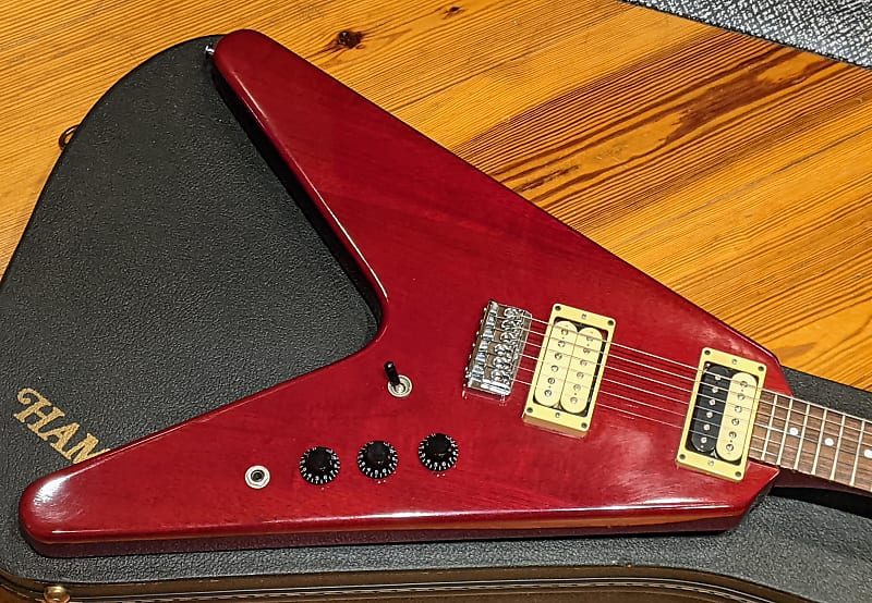Hamer VECF-HB The Vector Cherry Sunburst | Reverb