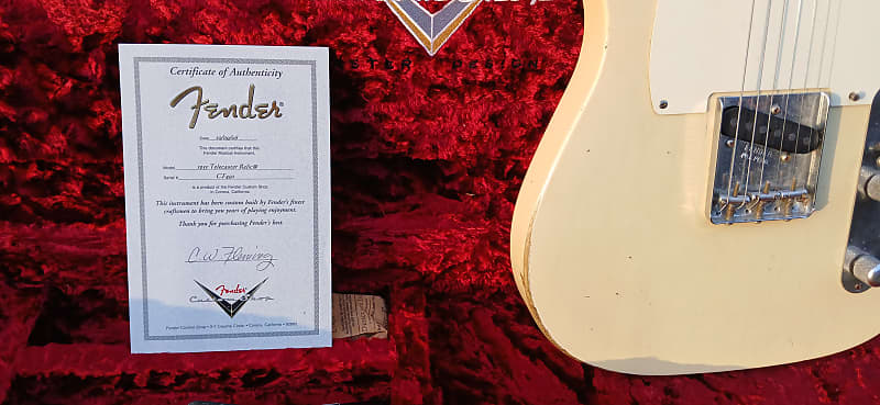 ギター 2006 Fender Custom ShopMBS Chris Fleming 2006 Fender Custom Shop Tele Relic at The Music Emporium