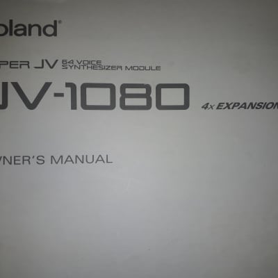 Roland Super JV 54 Voice Synthesizer Module  JV-1080 4x expansion  1994 image 2