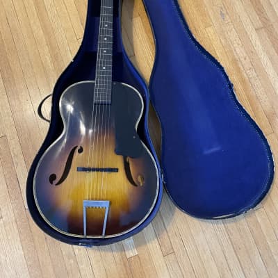 SS Stewart Arch Top 1947? Great Condition Harmony built Similar to the Hank Williams guitar vintage image 1