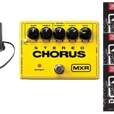 MXR M-134 Stereo Chorus Guitar Effects Pedal M134 Rate & Width Knobs Mono Or Stereo ( 3 STRING SETS) image 1