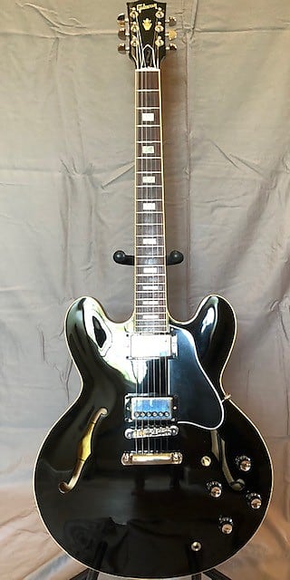 Gibson ES335 2018 Gloss Black image 1
