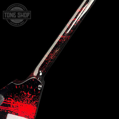 ESP USA V-II NT Blood Splatter w/case image 7