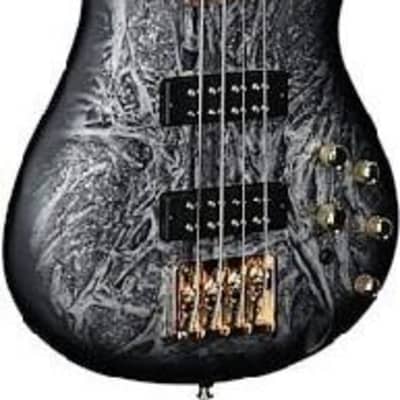 Ibanez SR300EDXBZM Bass Guitar Black Ice Frozen Matte image 5