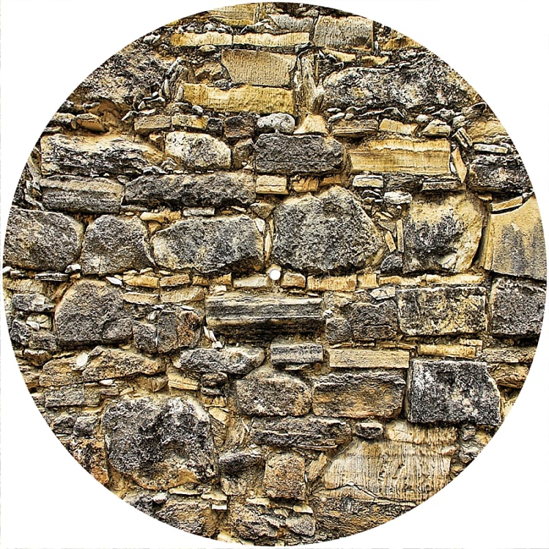 Slipmat Scratch Pad Felt for 12&quot; LP Record Player Vinyl DJ Turntable *Rock Wall  			