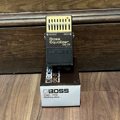 Boss GE-7B Bass Equalizer Japan 1987 Black Label for sale