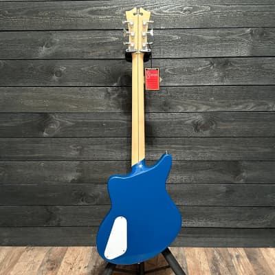 D'Angelico Deluxe Bedford SH Limited-Edition Prototype Semi-Hollow Electric Guitar Sapphire image 8