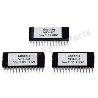 Ensoniq VFX-SD Version 2.00 and KPC 2.33 firmware OS update EPROM set Rom