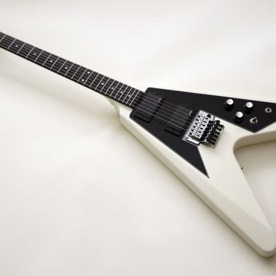 Killer KG Wishbone V Flying V Snow White with EMG 81/89 Pickups (Made By  ESP In Japan, Gibson Case) | Reverb